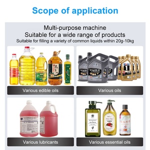 High Quality 20g-10kg Panel Display Bottle Edible Engine Oil Filler Drink Pump Vial Household Automatic Weighing Filling Machine - Product Image 2