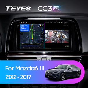 Teyes CC3 2K cho Mazda 6 Atenza 3 GJ 2012 2015 đài phát thanh xe đa phương tiện Video Player Navigation stereo GPS Android 10 không có 2DIN - Product Image 2