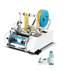 Semi-automatic Manufacturer barcode label stickers printing making machine