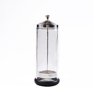 Manicure Disinfecting Glass Sterilizer Jar Nail Art <b>Tool</b> Salon Cleaner <b>Storage</b> Disinfection Container Holder <b>Tool</b> Tweezer <b>Box</b> - Product Image 3