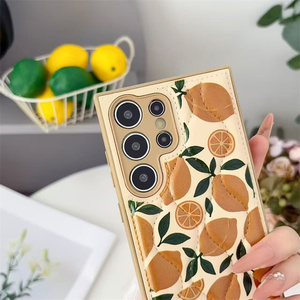 Funda de Cuero de Lujo con Diseño de Fresa y <span class=keywords><strong>Naranja</strong></span> para <span class=keywords><strong>Samsung</strong></span> S26 Ultra S25 S24 S23 A15 A16 A26 A36 A56 A25 A35 A54 <span class=keywords><strong>A53</strong></span> A17 - Product Image 5