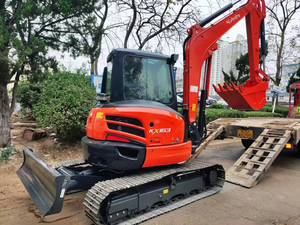 Good Condition 6Tons Used Digger KX163 Compact Crawler Excavator Hydraulic Digger for Municipal Landscape Construction - Product Image 1