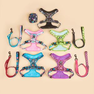 MIDEPET nouvel arrivage produit pour animaux de compagnie OEM/ODM réglable personnalisé <span class=keywords><strong>Anti</strong></span>-fuite pas de traction <span class=keywords><strong>harnais</strong></span> pour chien et laisse élastique robuste - Product Image 2