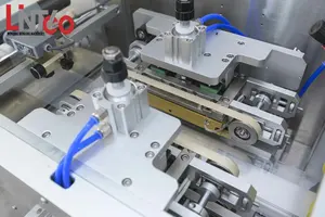 Otomatik tek parça tek kullanımlık süper emici pamuk temizlik peçeteleri pad sarma yatay paketleme makinesi