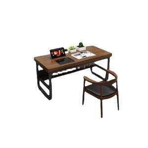 Semplice scrivania da ufficio in legno massello, studio a casa, scrivania per <span class=keywords><strong>Computer</strong></span>, camera da letto, deposito libri, scrivania - Product Image 6