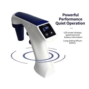 Pipet elektrik berkapasitas tinggi kualitas laboratorium dengan penyesuaian 6 kecepatan. - Product Image 4