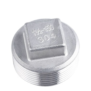 KQ Nhà Máy SS 201 316 304 Thép Không Gỉ <span class=keywords><strong>Npt</strong></span> Bspt Bsp Threaded Cắm Ống Phù Hợp Nắp Tròn - Product Image 5