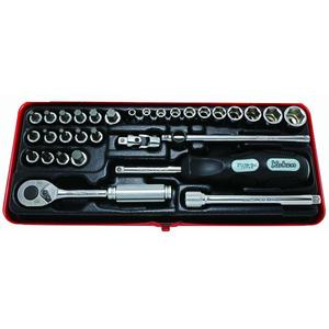KOKEN - 2263A Juego de enchufes de 1/4 ''pulgadas en caja (31 piezas)-EAN 4991644006991 CONJUNTOS DE TRINQUETE Y TOMA 1/4" - Product Image 1