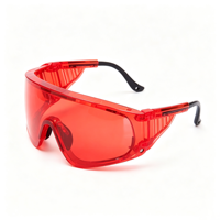 Lunettes de sécurité laser offrant une protection solide contre la lumière intense des lampes de photopolymérisation dentaire, ainsi que contre les rayonnements UV.
