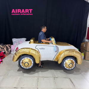 Disfraz de coche inflable de oropel para adulto, traje de coche inflable para espectáculo de graduación escolar para <span class=keywords><strong>hombre</strong></span> mujer Prop - Product Image 4