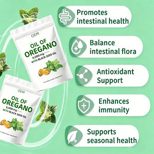 Huile essentielle d'origan sauvage pure biologique et capsules molles d'huile de nigelle à marque privée OEM – Complément alimentaire à base de plantes pour le soutien immunitaire - Product Image 4