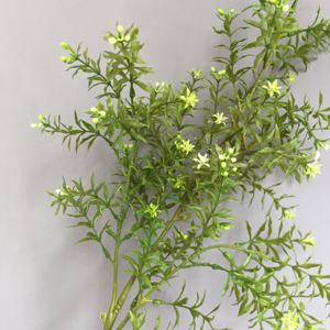 Rama de planta <span class=keywords><strong>Artificial</strong></span> de vegetación, Murraya <span class=keywords><strong>paniculata</strong></span> para Arreglo Floral, lugar de boda, tienda, decoración de ventana, 2 unidades - Product Image 4