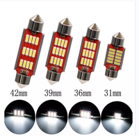 Guirlande LED 12V Canbus C5W 31mm/36mm/41mm 4041 6SMD lumière de plaque d'immatriculation intérieure de voiture guirlande Canbus pour autres lumières de voiture