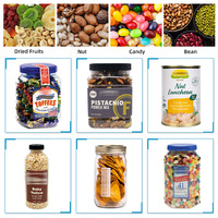 Machine de remplissage de boîtes de conserve en plastique pour pesage automatique, champignons, amandes, dattes rouges, arachides