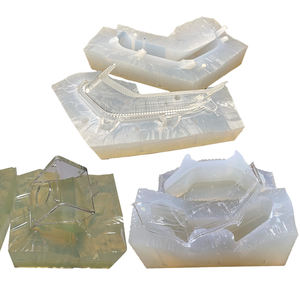 Piezas transparentes de resina de fundición al vacío, superficie pulida, forma de silicona, piezas de plástico de PC de uretano acrílico transparente, creación rápida de prototipos - Product Image 1