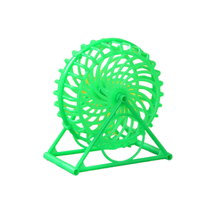 Support de roue de course en plastique entièrement fermé pour Hamster Roue de sport interactive pour animaux de compagnie sur le jouet Tunnel Runner - Product Image 6