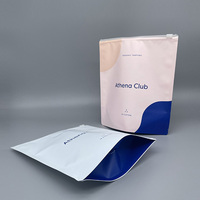Sachet d'emballage personnalisé avec logo, à fermeture éclair coulissante, Doypack, pour cosmétiques, serviettes, vêtements, sous-vêtements, maillots de bain, accessoires vestimentaires