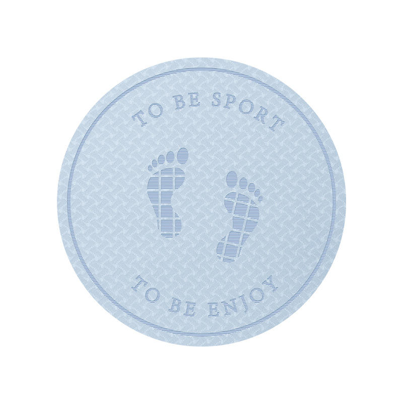 Diamètre 64 cm, épaisseur 1 cm, violet