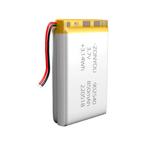 도매 고성능 902540 파우치 셀 리포 배터리 850mAh 긴 수명 500회 사이클 소비자 전자제품, 전동 공구, 장난감용 - Product Image 5