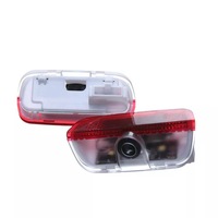 Lampe de bienvenue de porte de voiture Logo Projecteur Lampe décorative pour VW Skoda Superb 2009-2013