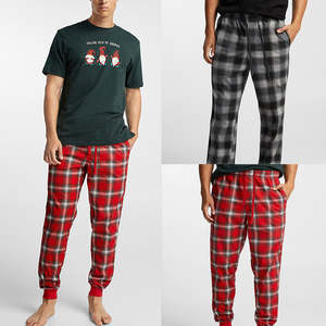กางเกงชุดนอนลายสก๊อตสไตล์คริสต์มาสสำหรับผู้ชาย – ชุดนอนผู้ชายแบบยาวพิมพ์ลายเต็มตัว – กางเกงลำลองสำหรับวันหยุดสุดเก๋สำหรับฤดูหนาว - Product Image 4