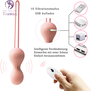 Vibrerende Vaginale Aanscherping Bal Volwassen Product 10 Frequentie Trillingen Draadloze Afstandsbediening Vrouwelijke Vibrerende Vaginale Bal - Product Image 3