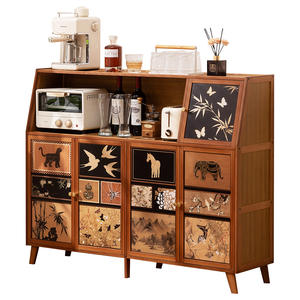 Aparador de estilo vintage, mueble de almacenamiento multifuncional para sala de estar, cocina, barra de té, uso inferior a 900 mm - Product Image 3