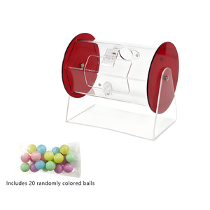 Nuevo Tambor de Lotería Giratorio Hexagonal de Acrílico, Caja de Bolas de Colores para Sorteos en Bodas, Fiestas y Eventos Anuales - Product Image 6