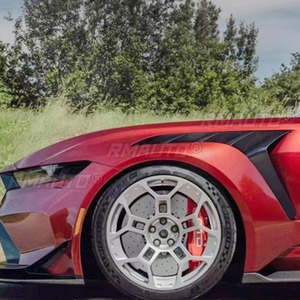 แผ่นตกแต่งช่องระบายอากาศข้างบังโคลนรถยนต์ สำหรับฟอร์ด มัสแตง ปี 2015-2017 ชุดแต่งรถยนต์ - Product Image 4