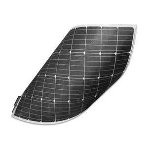 Высокоэффективная моно ETFE Гибкая солнечная панель тонкая пленка 100 Вт 200 Вт 300 Вт Гибкая солнечная панель RV лодка Использование Гибкая солнечная панель
