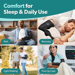 Inmovilizador de Codo Ajustable Personalizado con Férula Larga Extraíble para Recuperación de Lesiones y Soporte de Fracturas - Product Image 3