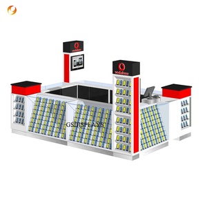 Bán lẻ Điện thoại Phụ kiện Showcase kiosk quầy kính thanh lịch Điện thoại di động kiosk cho trung tâm mua sắm trang trí - Product Image 3