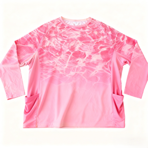 เสื้อยืดแขนยาวกันแดด UV แห้งเร็ว มีกระเป๋า  สำหรับกิจกรรมกลางแจ้ง ตกปลา กีฬา  ใส่ได้ทุกวัน เหมาะสำหรับทุกเพศ - Product Image 2