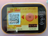 Terminal de Pago con Generación de Códigos QR T10N, Lector de Tarjetas de Membresía Prepago, Lector de Tarjetas Arcade para Centros de Juego
