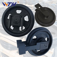 Galet tendeur avant Worthpart WTH pour Sany 35U, Sy16, Sy60, Sy80U et pour excavatrice Mitsubishi Ms30, Ms040, Mx45, Mm55Sr