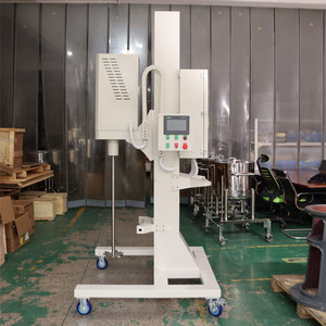 Máquina de mezcla y emulsificación de alta velocidad de 100-400 L para alimentos, plásticos, productos químicos y biológicos, con HMI y PLC - Product Image 5