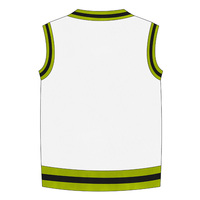 Gilet en tricot fin sans manches personnalisable OEM pour homme, col en V, haute qualité, idéal pour l'école et les activités sportives d'équipe (groupe d'âge primaire)