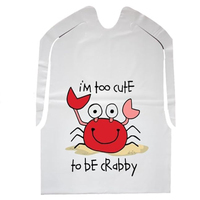 En gros Homard Festivals Fruits De Mer Restaurants Tablier Jetable Bavoirs Logo Personnalisé Adulte Bavoirs De Crabe Pour Manger Des Fruits De Mer