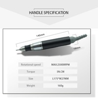 2028J 5N.CM OEM 30000rpm Japanse fabricage KP-ManiPro Serie KUPA KP60 KP65 Nagelboorhandvat Elektrische E-vijl Handstuk KP-60 KP-65