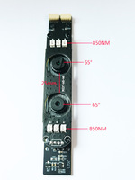 Module de caméra binoculaire 2MP 1080P HD avec reconnaissance faciale, large plage dynamique 2K 720P, module de caméra USB pour machine publicitaire