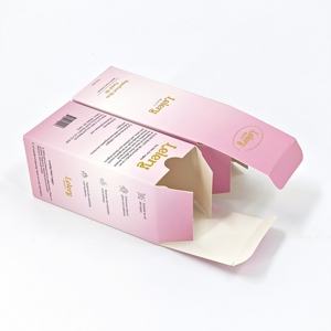 <span class=keywords><strong>Caja</strong></span> de Embalaje de Cartón Personalizada de Lujo para Perfumes, Cosméticos y Cuidado de la Piel, <span class=keywords><strong>Caja</strong></span> Rígida Plegable de Kraft Rosa para Productos de Cuidado de la Piel - Product Image 1