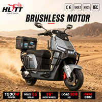 Electric Motorcycle 1200W 55km/h Urban Food Delivery Riding TCS Anti-Slip Traction Control