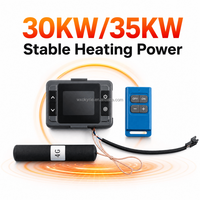Chauffe-eau diesel 35KW 12V 24V avec télécommande 4G GSM et application, préchauffeur de liquide de refroidissement pour camion, bus, camping-car – Direct Usine