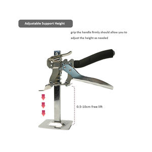 WISDOM Herramienta de elevación manual que ahorra esfuerzo, elevador de puertas, armarios y paneles de yeso, ajustador de altura para azulejos de <span class=keywords><strong>pared</strong></span>, localizador de altura para azulejos metálicos - Product Image 5