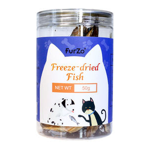 100% Natural Freeze-Dried <strong>Fish</strong> Treats High Protein Grain-Free Skin &amp; Coat Health <strong>Pet</strong> Food Snacks for <strong>Cats</strong> and Dogs Wholesale - Product Image 2