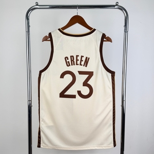 Vente en gros de vêtements pour hommes Golden State Warrior # 30 StephenCurry # 10 <span class=keywords><strong>Jimmy</strong></span> <span class=keywords><strong>Butler</strong></span> # <span class=keywords><strong>Maillot</strong></span> de basket-ball 23 Draymond Green - Product Image 3