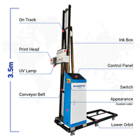 Impresora Digital CMYKW para Tinta UV, Portátil, con Doble Cabezal DX10, Máquina de Impresión Vertical 3D para Calcomanías de Pared