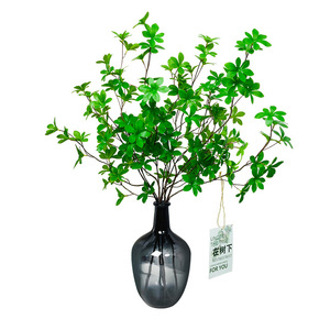Plantes décoratives artificielles en soie, Andromède japonaise (<span class=keywords><strong>Pieris</strong></span> <span class=keywords><strong>japonica</strong></span>), feuillage vert, toucher réel, 80 cm, écologiques, Pâques - Product Image 6