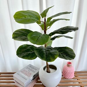 Hoa nhân tạo lớn duy nhất chuỗi chuối hình dạng đàn Tam thập lục trong nhà nhà <span class=keywords><strong>Bonsai</strong></span> cho phòng khách trang trí hoa giả - Product Image 1