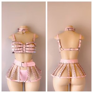 กางเกงขาสั้น Yingli สำหรับงานกลางคืนแบบสั่งทำพิเศษ ลายตาข่ายตกปลา สไตล์ <span class=keywords><strong>Twerk</strong></span> - Product Image 5